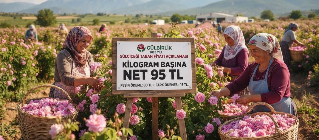 ISPARTA GÜLÇİÇEĞİ TABAN FİYATI 95-TL
