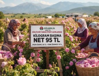ISPARTA GÜLÇİÇEĞİ TABAN FİYATI 95-TL
