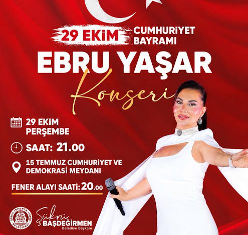 Isparta’da 29 Ekim’de Ebru Yaşar Coşkusu yaşanacak